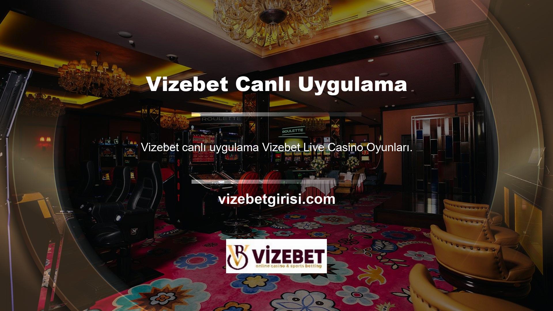 Live Casino uygulaması size gerçek bir casino heyecanına bahis oynamanızı sağlayan bir uygulama olarak hizmet eder