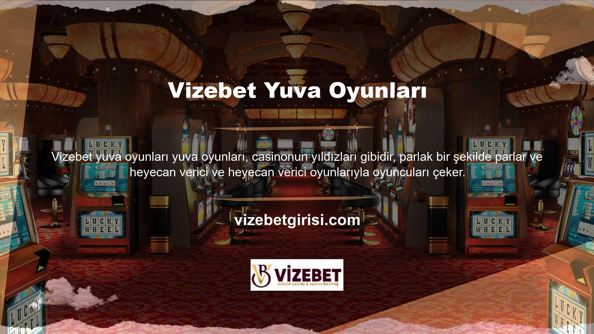 Şansın sonucu belirlemede büyük rol oynadığı bu yuvalarda basit casino oyunları oynayabilirsiniz